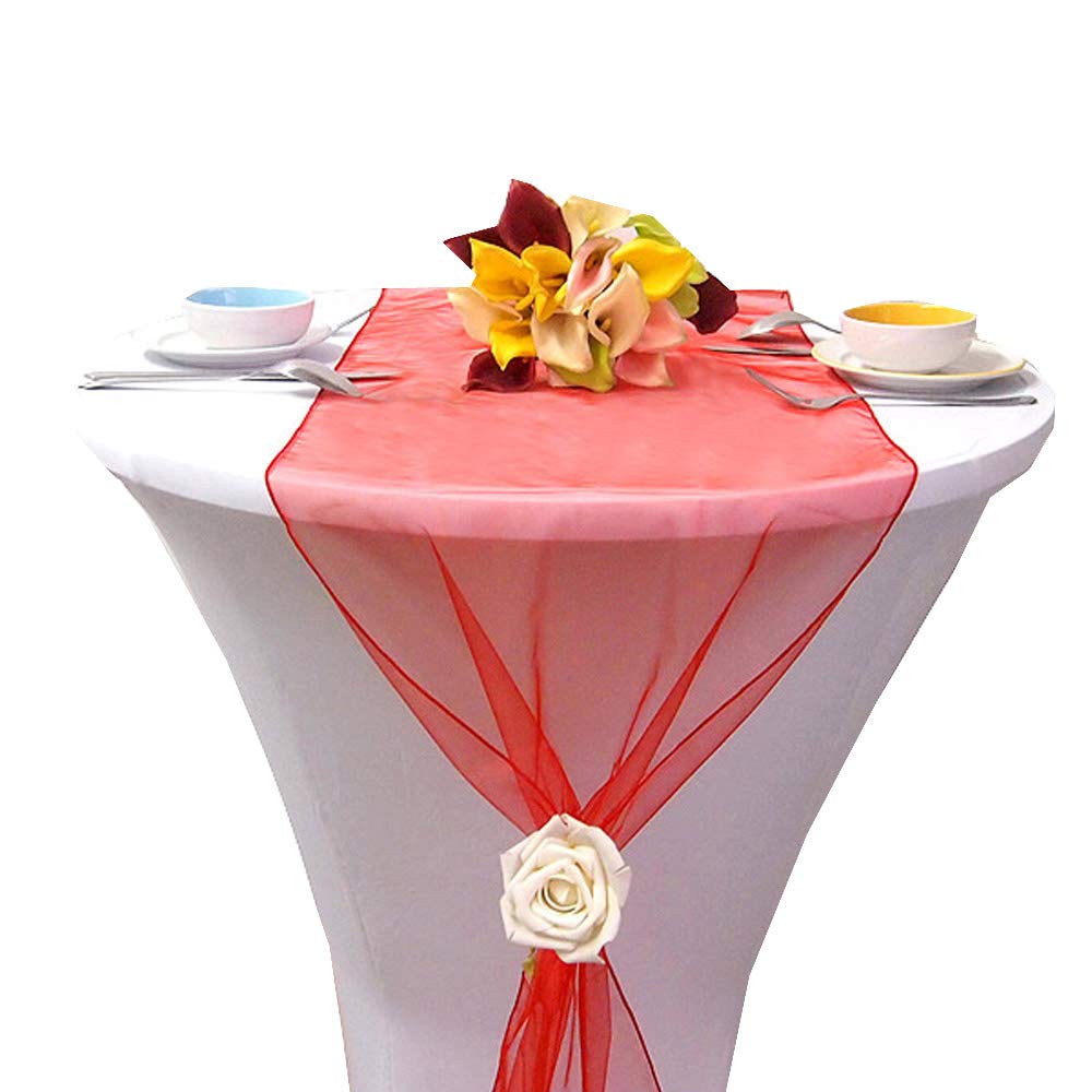 Best banquet table runner red