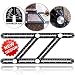 Universal Angularizer Ruler Template Tool - Full Metal Multi Angle Measuring Ruler Template Tools Upgraded Aluminum Alloy Multi Function Ruler with Goniometer Head by TENGYES