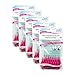 Pink TePe Interdental Brushes 0.4mm - 5 Packets of 8 (40 Brushes)