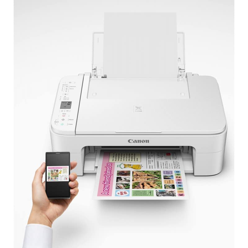 Canon Pixma Ts3151 4800 X 1200Dpi Jet D'Encre A4 WiFi - Multifonctions (Jet D'Encre, Impression Couleur, 4800 X 1200 Dpi, 60 Feuilles, A4, Blanc)