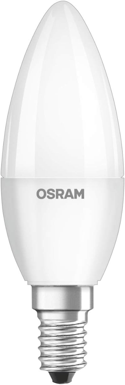 OSRAM LED Base Classic B / LED-lamp in candle shape with E14-base / not dimmable / replacement for 40 Watt / Matt / cool white - Image 3