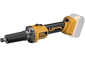 VERVEWAVE Cordless Die Grinder for Dewalt 20V MAX Battery (No Battery), Braking Die Grinder with 6 Variable Speed Up to 26000 RPM, Great for Metal/Wood Grinding, Cut Sanding, Artwork Carving (Tool Only)
