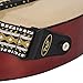 Guitar Strap，Phorcs Retro Guitar Strap Jacquard Weave Guitar Strap with Leather Ends