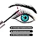 HeyBeauty Volume Waterproof Mascara, Eye Mascara Long Lash Free Clump, 0.42 Fl Oz, Blackest Black