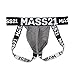 MASS21 Men’s Cotton Stretch Jockstrap Supporter with Cup Pocket Gray Size L
