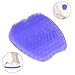 Shower Foot Scrubber Massager & Cleaner for Shower Floor with Suction Cup Improves Foot Circulation & Reduces Foot Pain Purple KIAYACI (Purple)