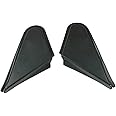 1Pair Car Side Mirror Corner Triangle Cover Trim for Toyota RAV4 2013 2014 2015 2016 2017 2018 Black