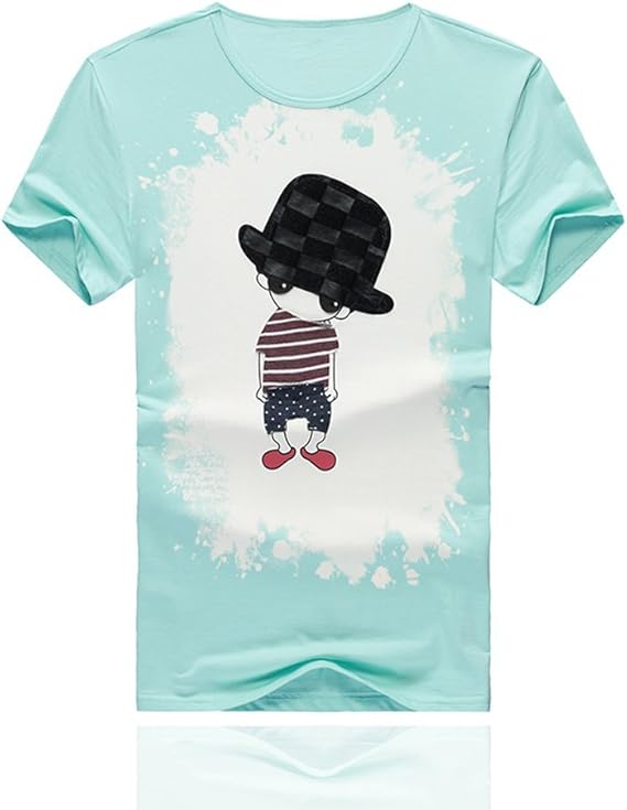 Amazon Co Jp ノーブランド品 ペアルック Pair Look カップル Lover S Tシャツ 半袖 スリム 細身 弾力 アニメ柄 Caoren23 ブルー 4xl 並行輸入品 服 ファッション小物