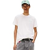 Tommy Jeans Men's Short Sleeve Cotton T-Shirts with Blurred Printed Back Graphic