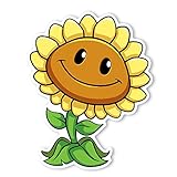 Plants vs. Zombies Wall Decals: Sunflower I (9.5 in x 12 in)