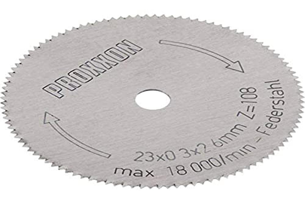 Proxxon Micromot 28652 Replacement saw blades, Diameter: 23 x 2,6 mmThickness: 0.1 mm