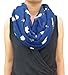 Lina & Lily Penguin Print Infinity Loop Women's Scarf (Blue)