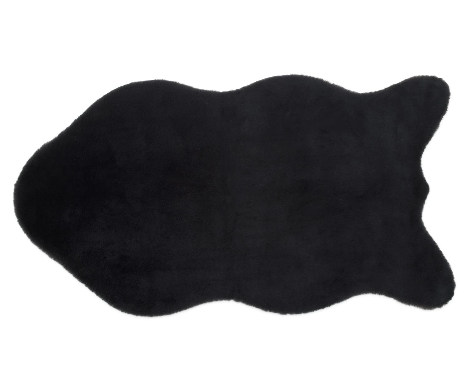 Gözze - Soft, Elegant Faux Leather Rug, 70 x 130 cm - Anthracite