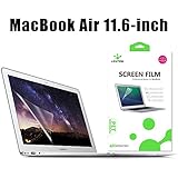 LENTION Crystal Clear HD Screen Protector for MacBook Air 11-inch Anti-scratch Hydrophobic Oleophobic