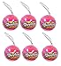Shopkins Christmas 2017 Ornaments Bauble 6 Balls (2 in Each Bauble)