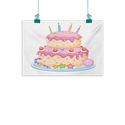 Amazon Com Warm Family Kids Birthday Wall Art Decor Poster