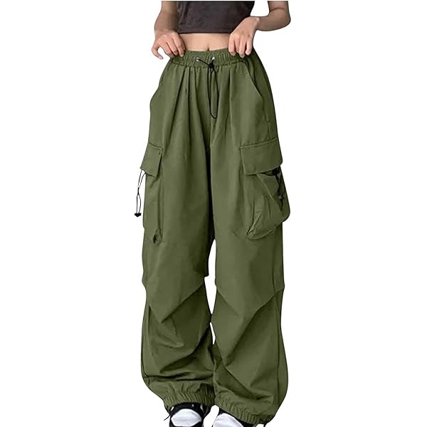 Amazon.com: Cargo Pants Women High Waisted Baggy Fashion
