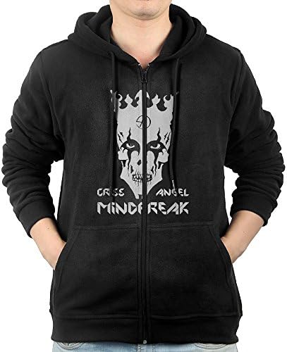 Criss Angel Mindfreak Zipper Sweatshirts For Men S Black