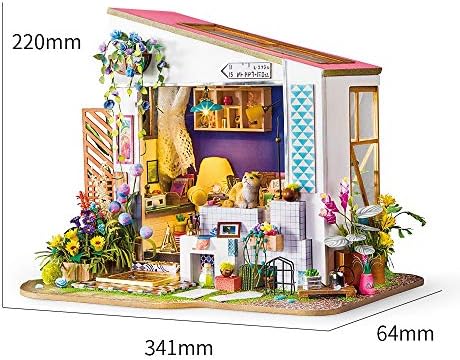 ミニチュア 家電 カメラ Diy おもちゃの家 ミニハウスルームクラフトで家具誕生日ギフトクリエイティブルームのアイデアミニ3d シューズ バッグ ジュエリー Diy建物モデルドールハウスキット 知育玩具 男の子 女の子 Color As Picture Size 34 1x6 4x22cm