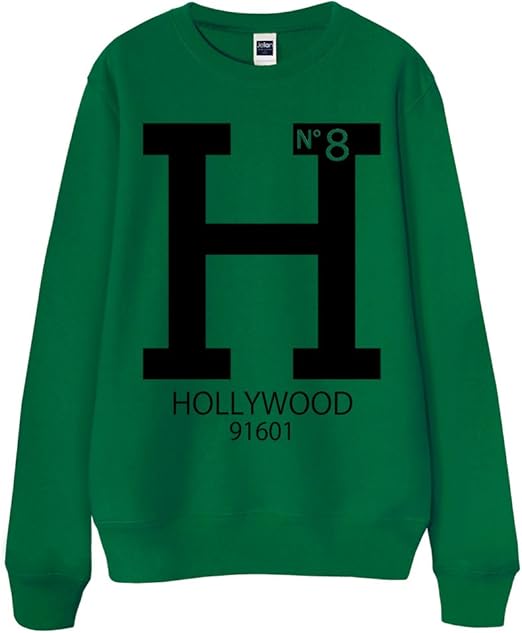 Amazon Co Jp ノーブランド品 ハリウッドロゴ グリーン Mサイズ メンズスウェット 服 ファッション小物