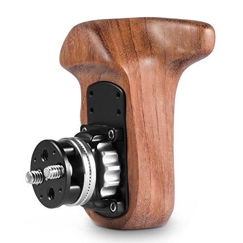 SMALLRIG Right Side Wooden Grip with Rosette Bolt-On Mount - 2083