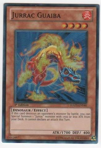 Yu-Gi-Oh! - Jurrac Guaiba (HA03-EN040) - Hidden Arsenal 3 - 1st Edition - Super Rare