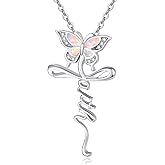 PRAYMOS 925 Sterling Silver Cross Necklace for Women Men Crucifix Cross Pendant Necklaces Simple Jewelry Gifts