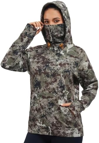 AFTCO Shadow Sweatshirt Black at Amazon Women's Clothing store