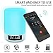 Bedside Lamps - ALECTIDE Bluetooth Speakers, Table Lamp Touch Sensor Dimmable Colors Night Lights 4 Level Brightness Changing, (White)