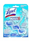 Lysol Power & Fresh 6 Automatic Toilet Bowl Cleaner, Atlantic Fresh, 1 ct