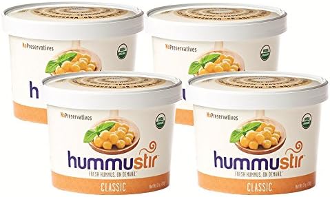 Hummustir: Fresher than any refrigerated Hummus. Organic, No Preservatives (Classic, 4 pack)