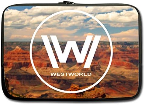 JIUDUIDODO Custom Sightly Westworld Water Resistant Neoprene Computer Bag Sleeve for Laptop 15" (Twin sides)