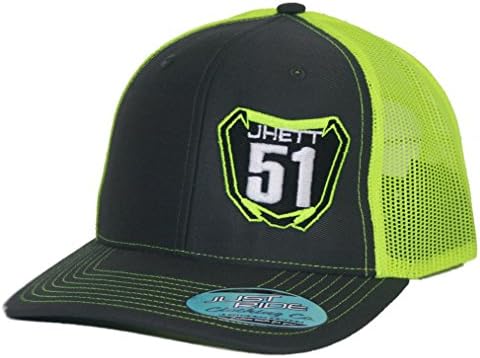 Just Ride Number Plate Snapback Mesh Hat Custom Personalized Motocross Moto