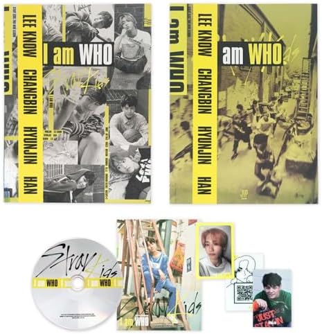 STRAY KIDS I am Who (Who Version) 2nd Mini Album CD+Photobook+3 QR