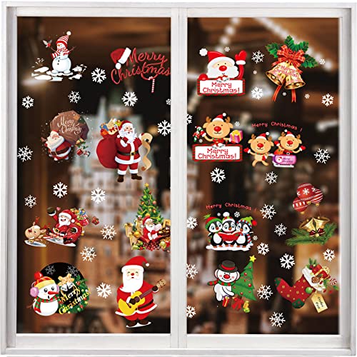 Christmas window stickers