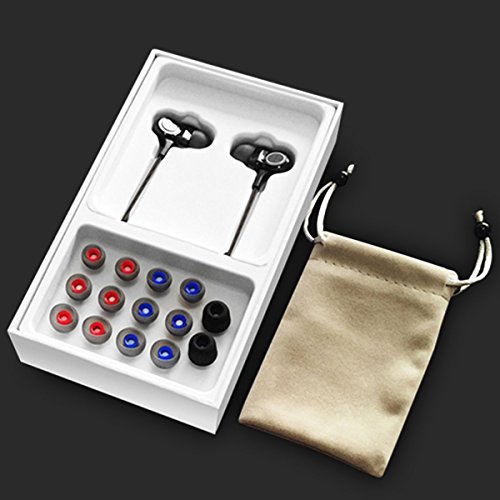 Wired Earbuds Earphones with Mic - Triple Driver earphones Deep Bass Stereo earphones in ear headphones with microphones,noise isolating,volume control,headset for smart phones,PC,tablet