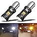 iBrightstar Extremely Bright 3030 Chipsets 1157 2057 2357 7528 BAY15D P21/5W Switchback LED Bulbs with Projector Replacement for Daytime Running Lights/DRL and Turn Signal Lights, White/Amber