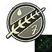 Boba Fett Crest 3D Star Wars Glow Dark Mandalorian GITD PVC Rubber 3D Velcro Patch