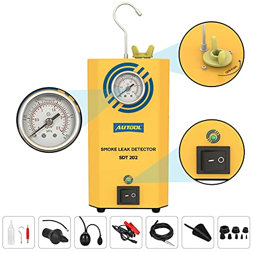 AUTOOL SDT 202 12V Automotive Fuel Leak Detectors, Locator Support EVAP