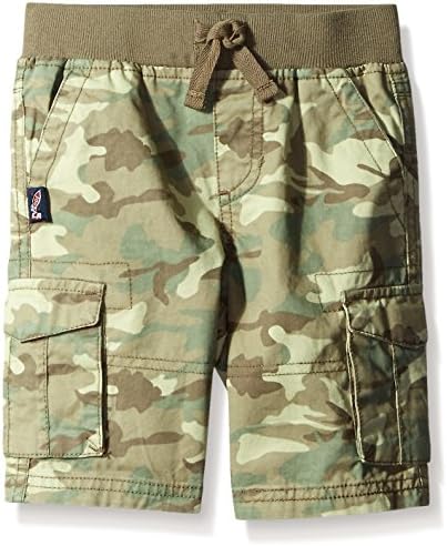Charlie Rocket Boys' Twill Cargo Short, Camo, 5