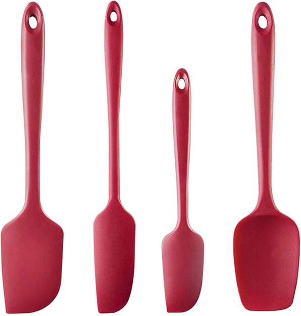 Premium Silicone Spatula HeatResistant Spatulas Seamless Nonstick