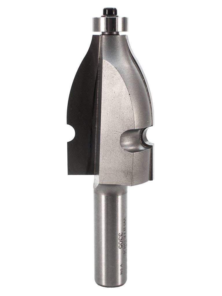 Whiteside Router Bits 3305 Handrail Bit with 1-1/4-Inch Large Diameter and 2-Inch Cutting Length