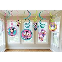 Minnie Mouse Party Supplies Swirl Decorations