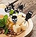 Youngever 200 Halloween Party Decorations - Halloween Party Supplies - 160 Halloween Cupcake Toppers Halloween Picks - 40 Halloween Napkins