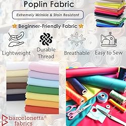 Barcelonetta | Poplin Fabric | for Sewing | by The