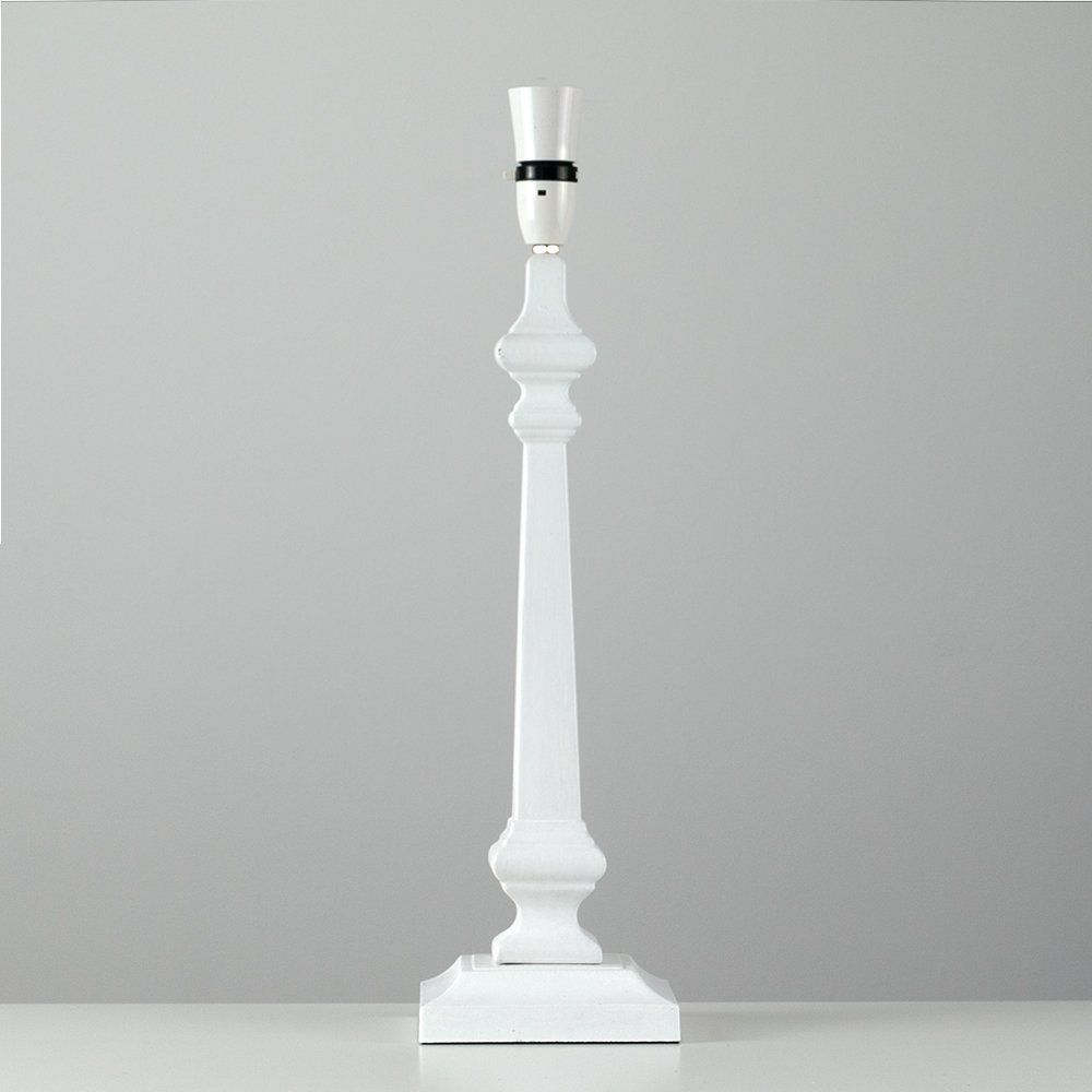 wooden candlestick lamp base