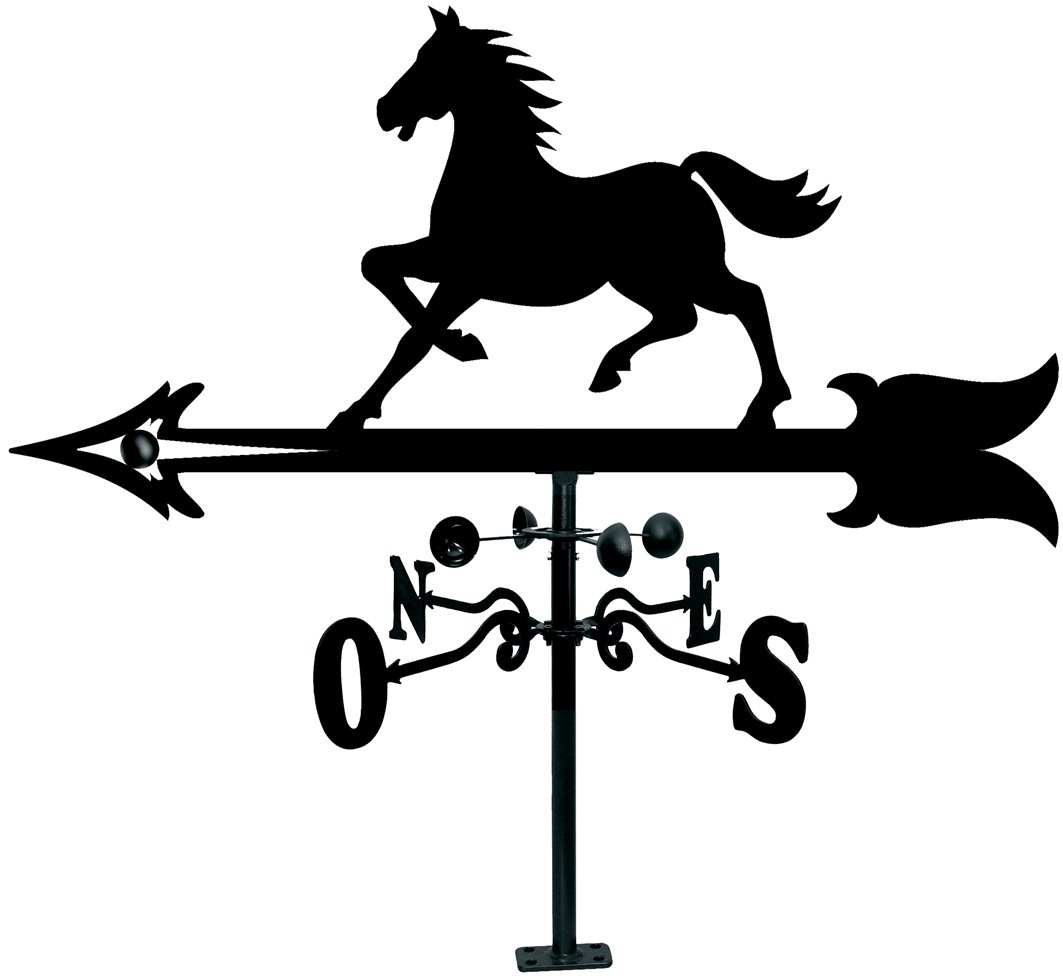 Arthifor Roof Vehicle with Horse Silhouette, Matte Black