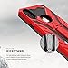 Zizo Static Cover - Case for iPhone Xs Max + Military Grade Drop Tested + Built in Kickstand (Red/Black)
