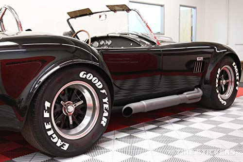 Tire Stickers Goodyear Eagle F1 - DIY Permanent Rubber Tire Lettering Kit with Glue & 2oz Touch-Up Cleaner / 19-21 Inch Wheels / 1.50 Inches/White 8 Pack