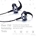 Arisen Phantom Bluetooth Headphones, Best-Fit Metallic Wireless Earbuds w/11Hrs Playtime Noise Isolation Magnetic Earphones Sweatproof Sport Workout Headset with Mic (Deep Bass & HD Stereo Sound)